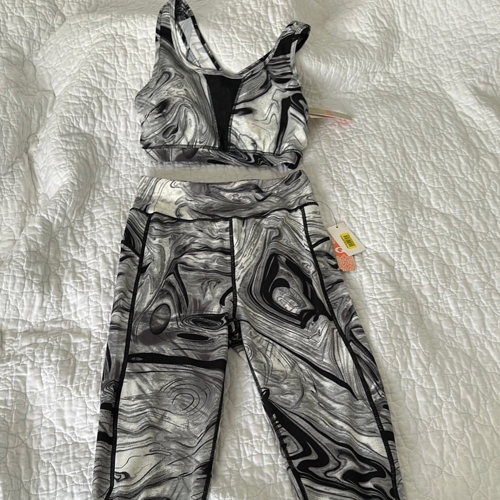Marble Print Women's Jumpsuit